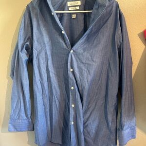 Blue Button-Up Shirt